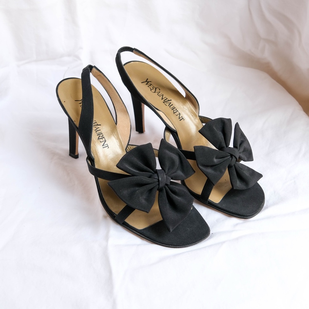 Vintage YSL Yves Saint Laurent Bow Heels